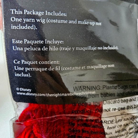 Halloween Disguise - Sally "Nightmare Before Christmas " Wig for kids - Picture 6 of 7